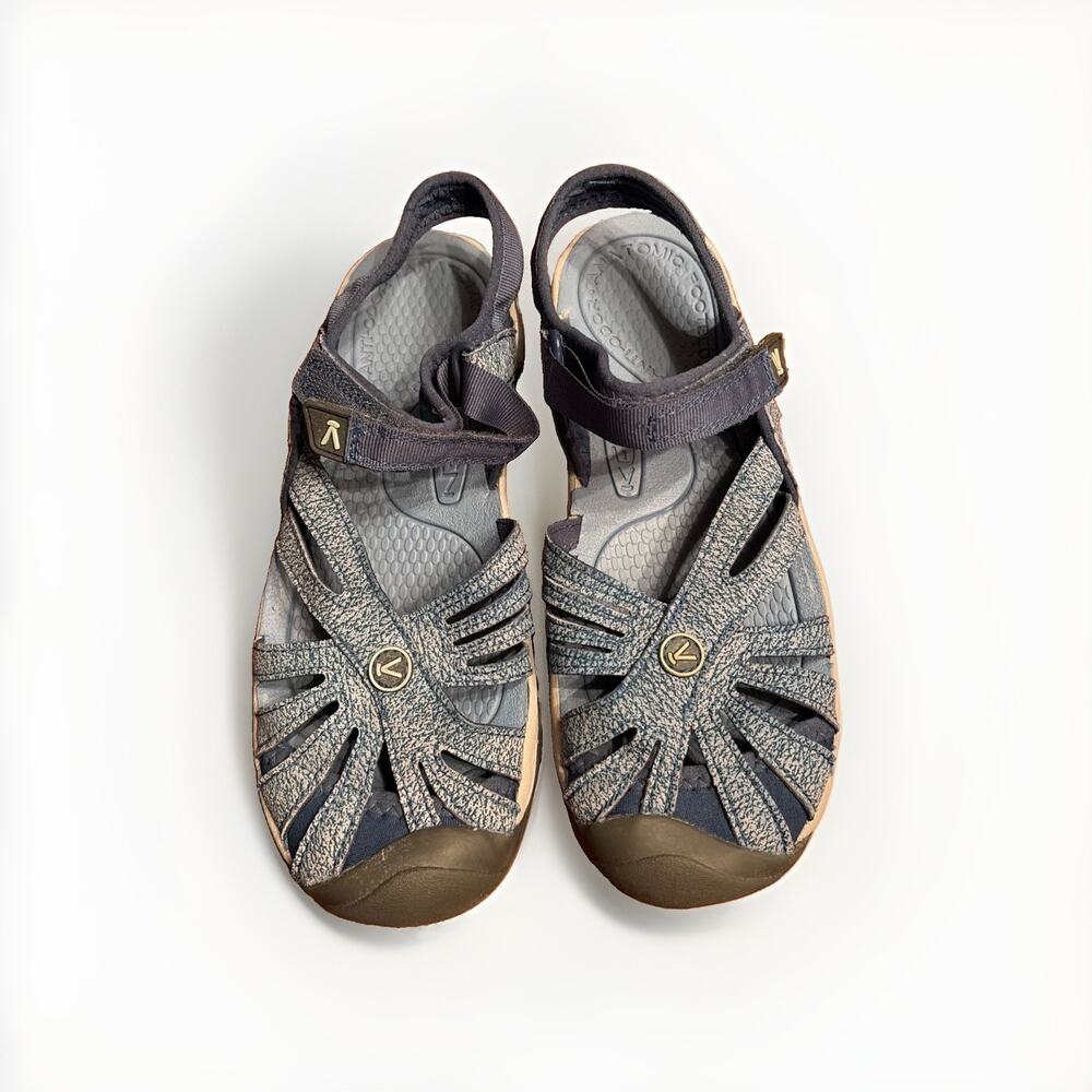 KEEN Rose Women's Sandals Water Hiking Walking Blue Size 8